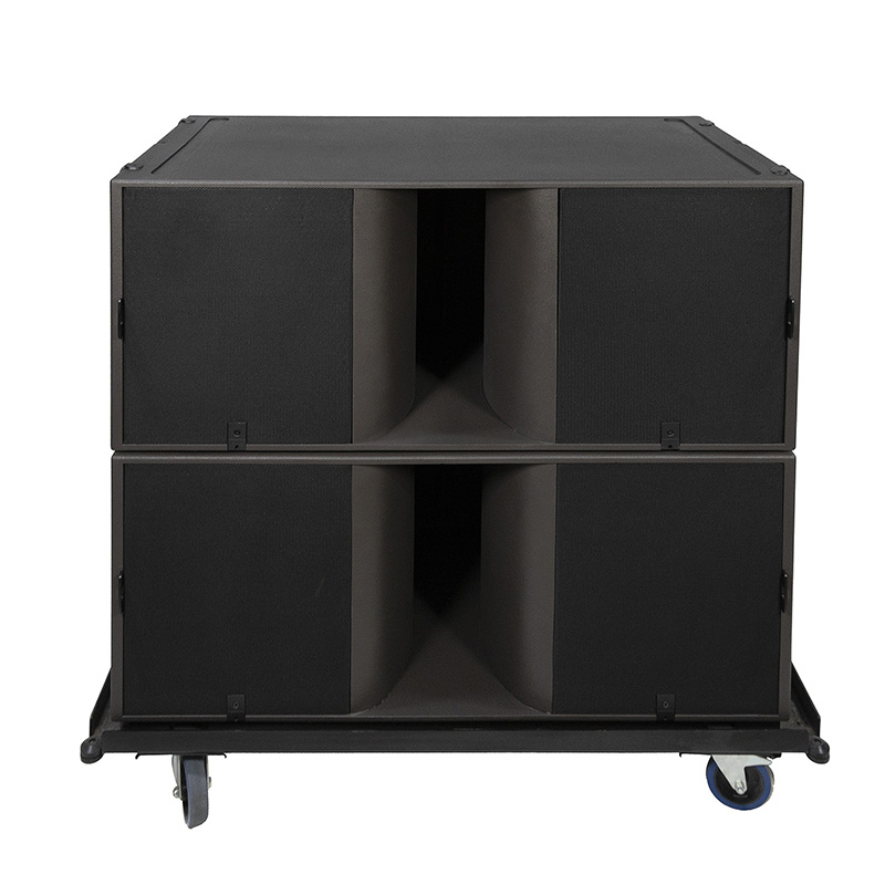 KS28 Çift 18 İnç Dj Super Bass Bar Subwoofer Hoparlör