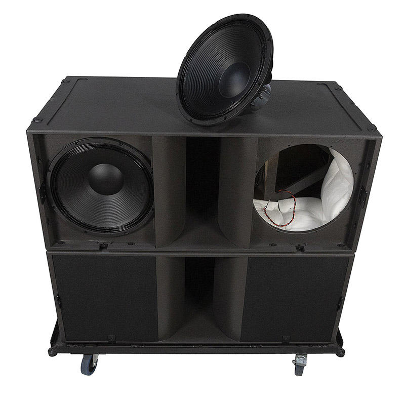 KS28 Çift 18 İnç Dj Super Bass Bar Subwoofer Hoparlör